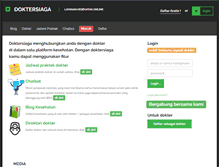 Tablet Screenshot of doktersiaga.com